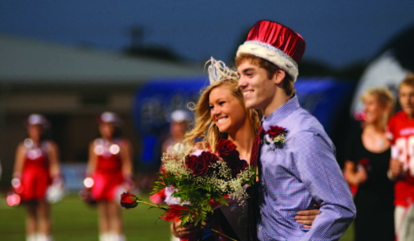 Last years Homecoming king and queen