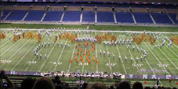 The Marcus band features music by Bach