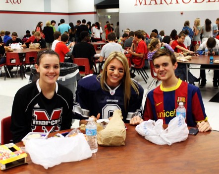 Taylor Root (11), Bridget Tobias (11), Derek Brook (11)