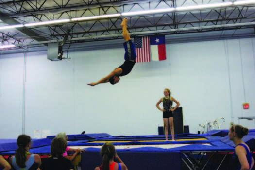 Top gymnast learns new skills, contemplates Olympic dreams