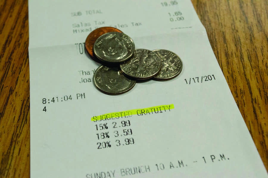 Possible gratuity law may affect student servers