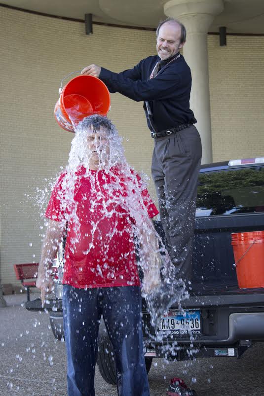 Mr.+Shafferman+takes+ALS+ice+bucket+challenge