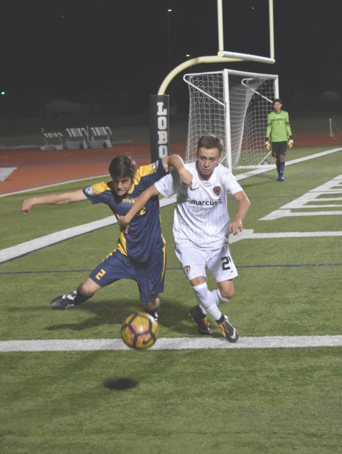 Boys varsity soccer falls in playoffs to McKinney Boyd