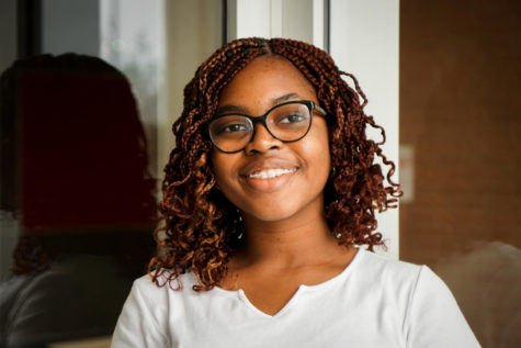 The biggest stressor regarding school in freshman Munachiso Nnamanis life is the competitive aspect of AP classes. She copes with her stress through prayer. 
