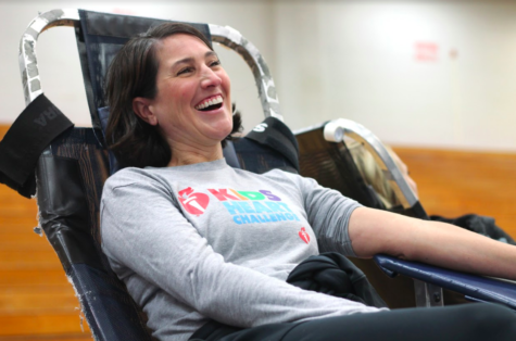 DeVonna Keirsey prepares to get her blood drawn during the blood drive. The blood drive was advertised throughout the school and had a big turnout from the community.