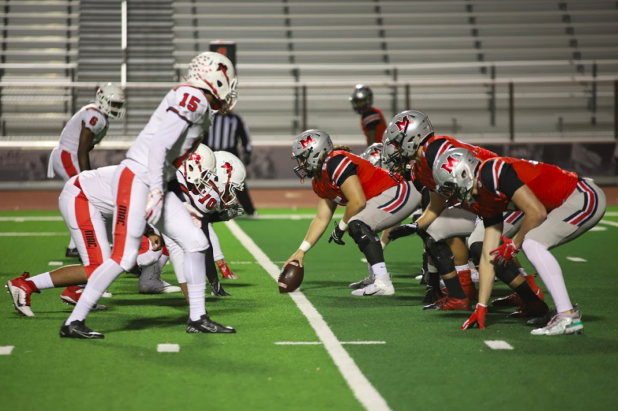 At their last game, the Marauders came out on top of the Irving MacArthur Cardinals 49-13. The team is looking to keep up their winning streak at they prepare to play for the axe. 