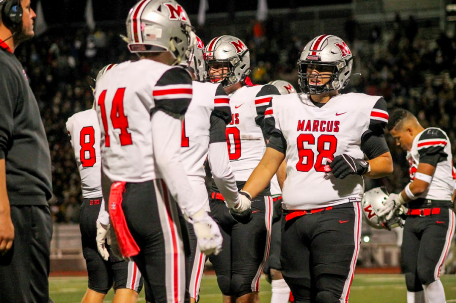 Last week, the Marauders defeated the Lewisville Farmers 48-42 in overtime at the Battle of the Axe. The team is hoping to keep up their nine game win streak as they head into the playoffs. 