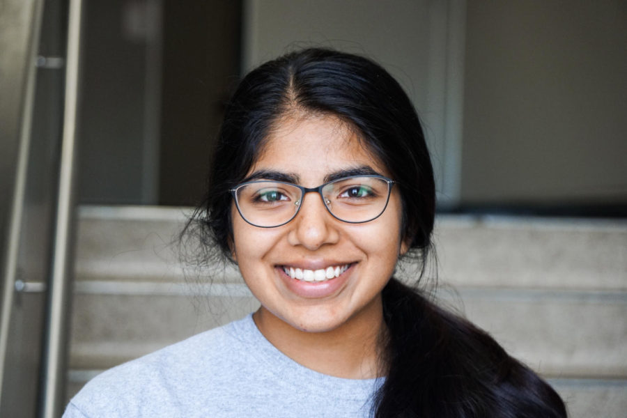 Sophomore Suhani Gajera copes with stress by dancing. Comparing herself to others gives her the motivation to work harder. 