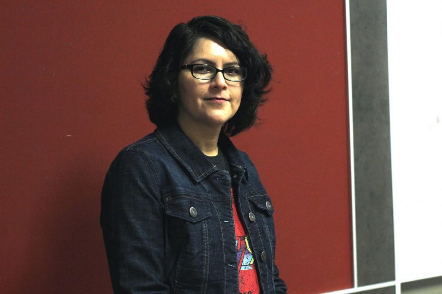 Manisha Gupta teaches biology on the freshman campus. 