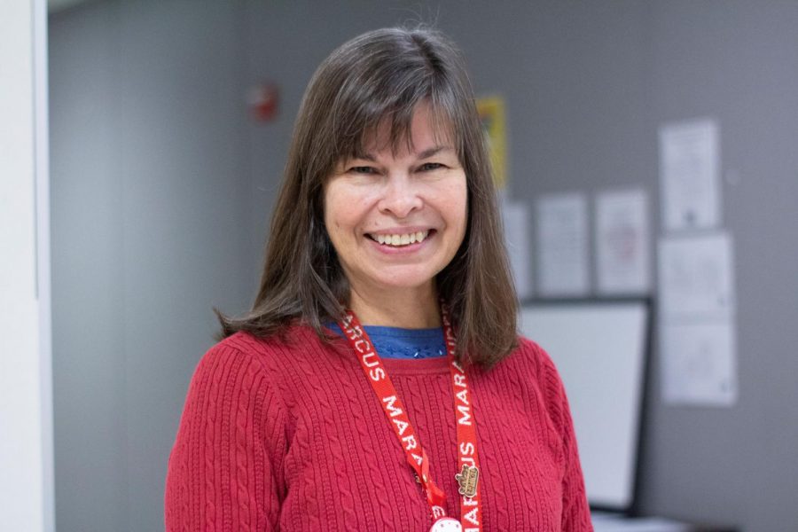 Janet Hutley teaches AP Chemistry on the main campus. 