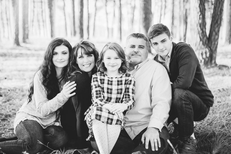 From left to right: Mariah Baysinger, Kristie Baysinger, Lucy Baysinger, Orrin Baysinger and Wyatt Baysinger. The Baysingers have received around $11,000 from the community donating to their GoFundMe. 