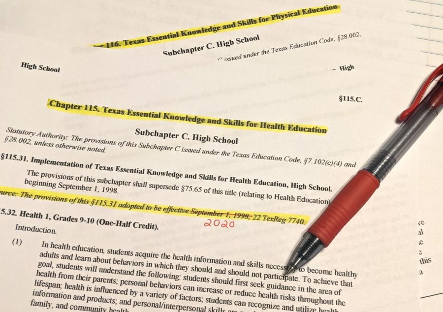 Students in health and physical education classes have been expected to learn the same Texas Essentials of Knowledge and Skills (TEKS) since 1998. The Texas State Board of Education is currently revising the TEKS and is expected to make a decision in the fall.