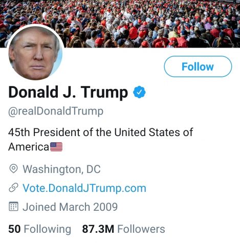 Many politicians, including President Donald Trump, began to utilize social media to reach their supporters in recent years. This allows them to easily connect with younger voters. 