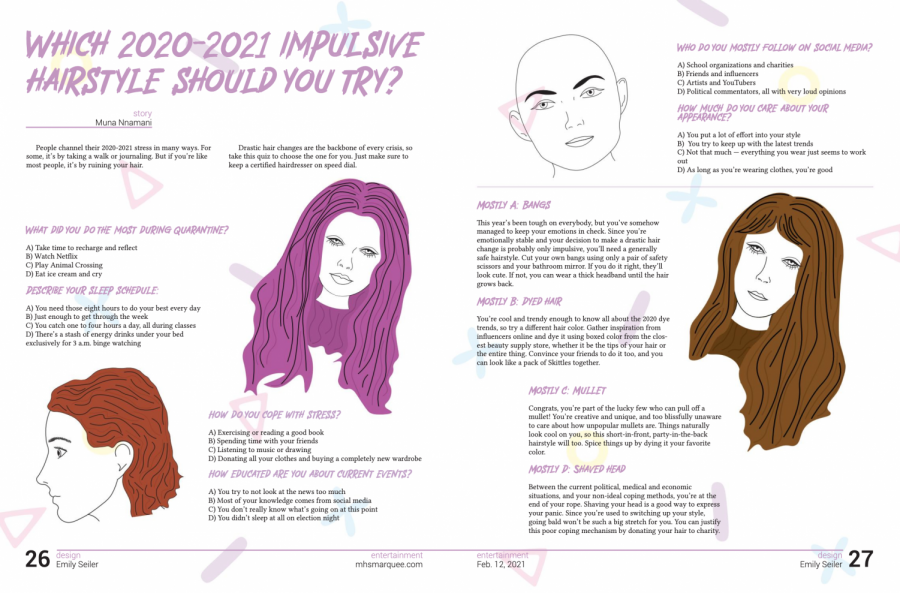 No matter how you've handled the past year, everyone can agree that it has been difficult, and a drastic hair change might be the only way to cope.