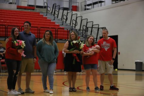 Junior Cayli Minicks family was featured during the Sept.28 Heart of the Marauder game.