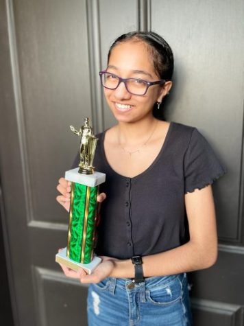 On Saturday, September 24, Maanu won a first place award for varsity
Lincoln-Douglas debate-Newman Smith High School.